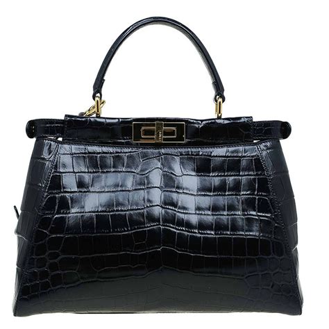 fendi croc bag|Fendi bag.